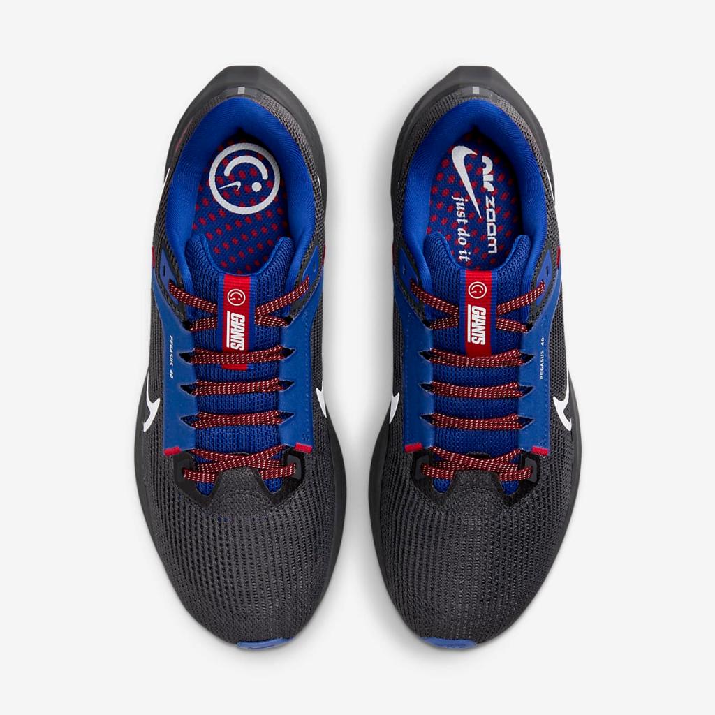 Nike Pegasus 40 (NFL New York Giants) Men&#039;s Road Running Shoes DZ6008-001