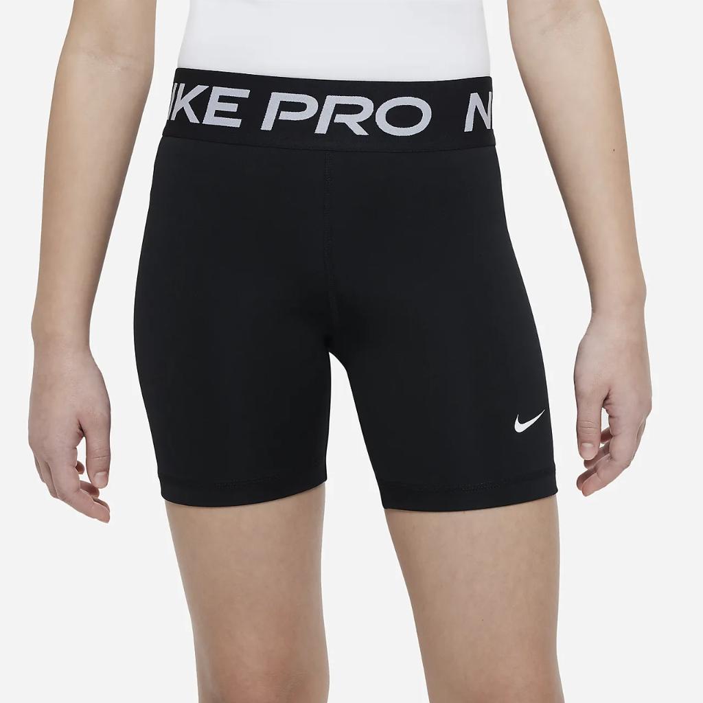 Nike Pro Big Kids&#039; (Girls&#039;) Dri-FIT 5&quot; Shorts FB1081-010