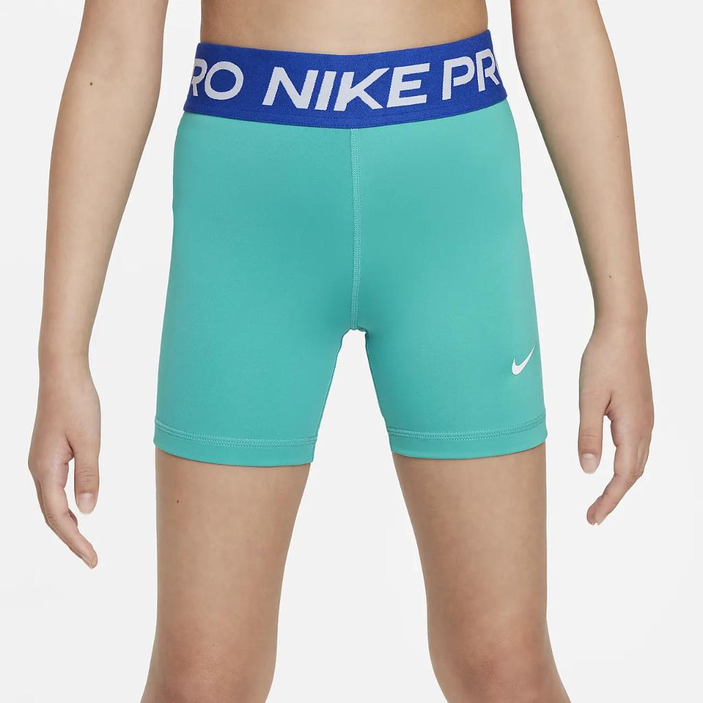 Nike Pro Big Kids&#039; (Girls&#039;) Dri-FIT 5&quot; Shorts FB1081-317