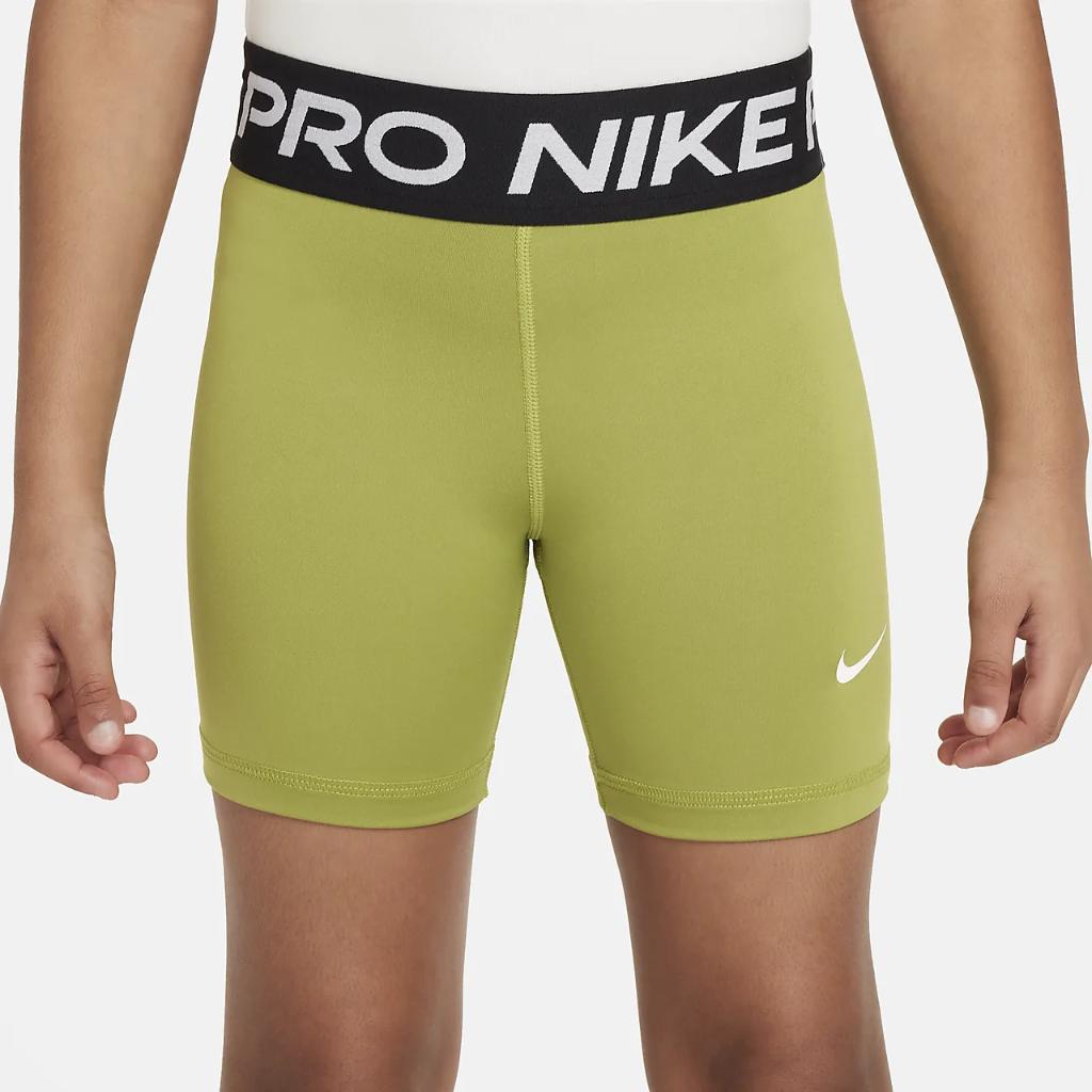 Nike Pro Big Kids&#039; (Girls&#039;) Dri-FIT 5&quot; Shorts FB1081-377