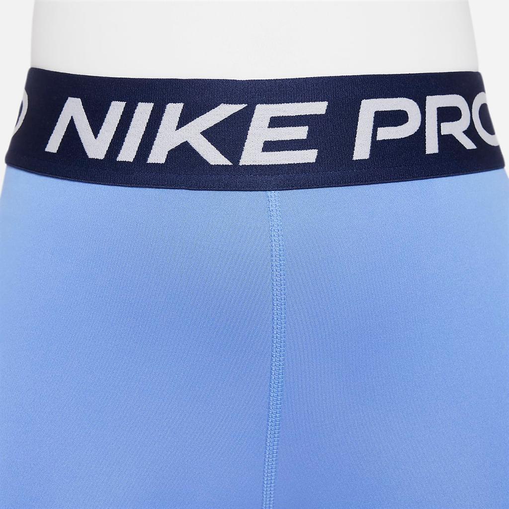 Nike Pro Big Kids&#039; (Girls&#039;) Dri-FIT 5&quot; Shorts FB1081-450