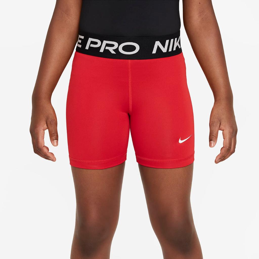 Nike Pro Big Kids&#039; (Girls&#039;) Dri-FIT 5&quot; Shorts FB1081-657