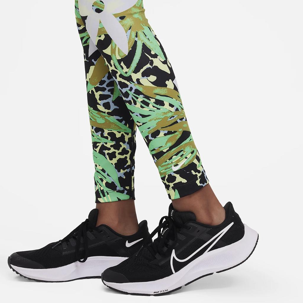 Nike Dri-FIT One Big Kids&#039; (Girls&#039;) Training Leggings FB1090-010