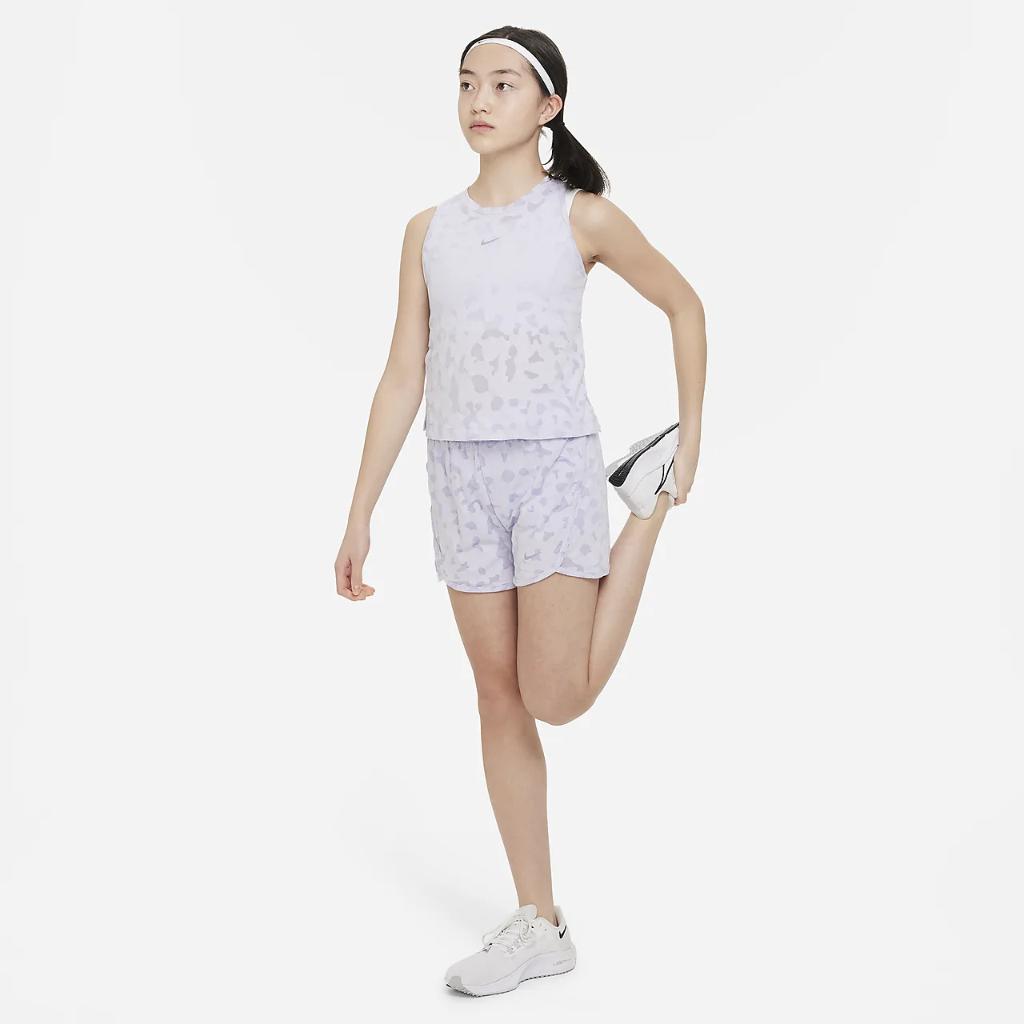 Nike Dri-FIT Breezy Big Kids&#039; (Girls&#039;) High-Waisted Training Shorts FB1095-536