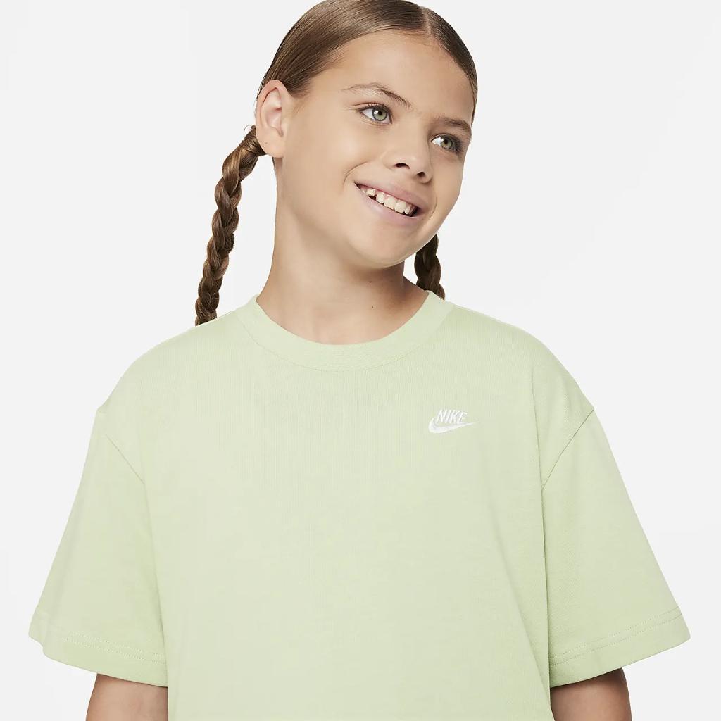 Nike Sportswear Big Kids&#039; (Girls&#039;) T-Shirt Dress FB1258-343