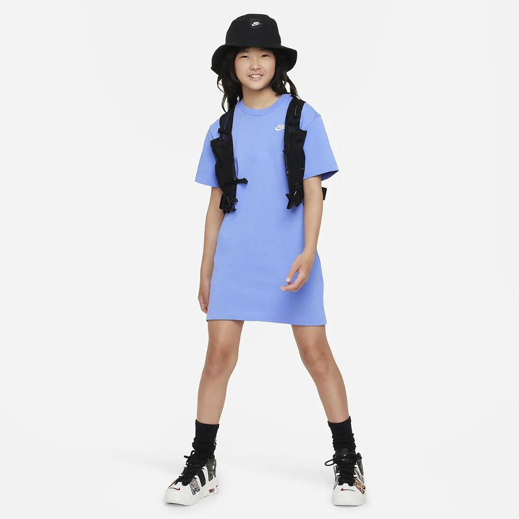 Nike Sportswear Big Kids&#039; (Girls&#039;) T-Shirt Dress FB1258-450