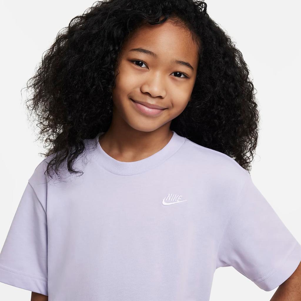 Nike Sportswear Big Kids&#039; (Girls&#039;) T-Shirt Dress FB1258-536