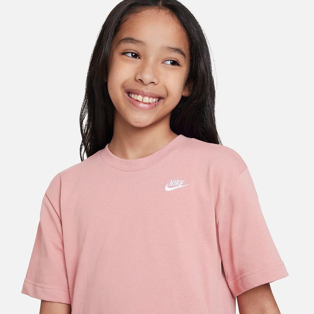 Nike Sportswear Big Kids&#039; (Girls&#039;) T-Shirt Dress FB1258-618