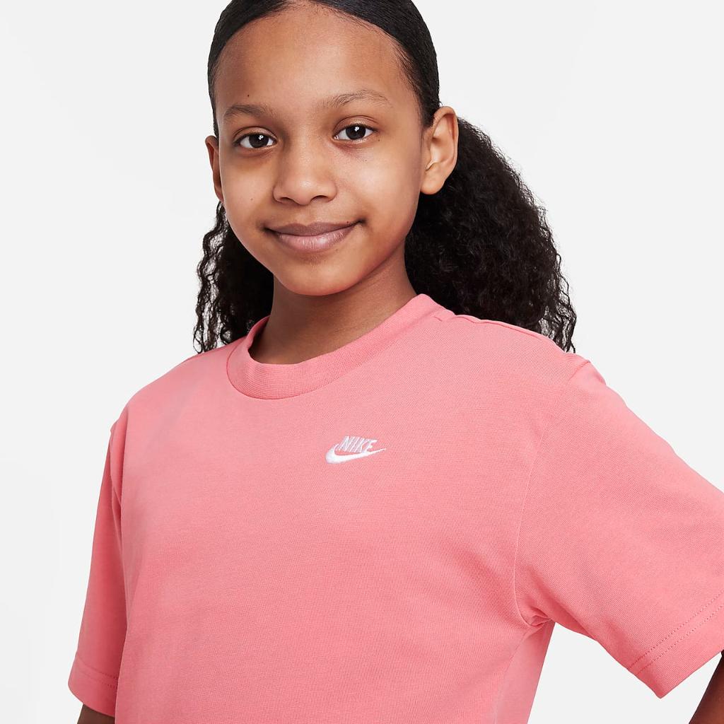 Nike Sportswear Big Kids&#039; (Girls&#039;) T-Shirt Dress FB1258-894