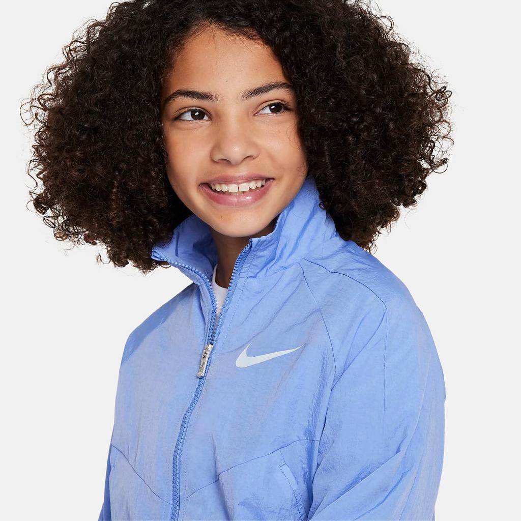 Nike Sportswear Big Kids&#039; (Girls&#039;) Woven Jacket FB1267-450
