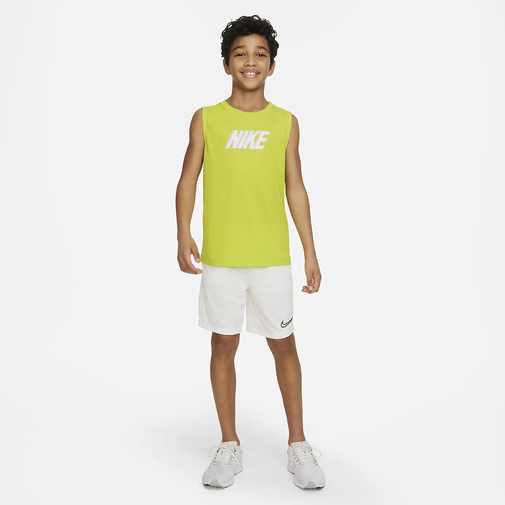 Nike Dri-FIT Multi+ Big Kids&#039; (Boys&#039;) Sleeveless Training Top FB1281-308