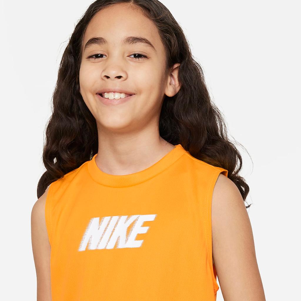 Nike Dri-FIT Multi+ Big Kids&#039; (Boys&#039;) Sleeveless Training Top FB1281-836