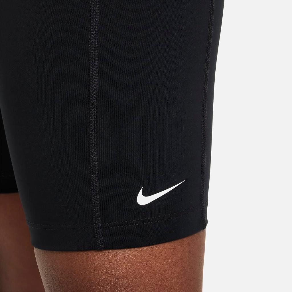 Nike Dri-FIT One Leak Protection: Period Big Kids&#039; (Girls&#039;) High-Waisted 7&quot; Training Shorts (Extended Size) FB1311-010