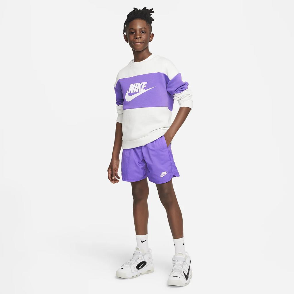 Nike Sportswear Big Kids&#039; (Boys&#039;) Printed Woven Shorts FB1320-542