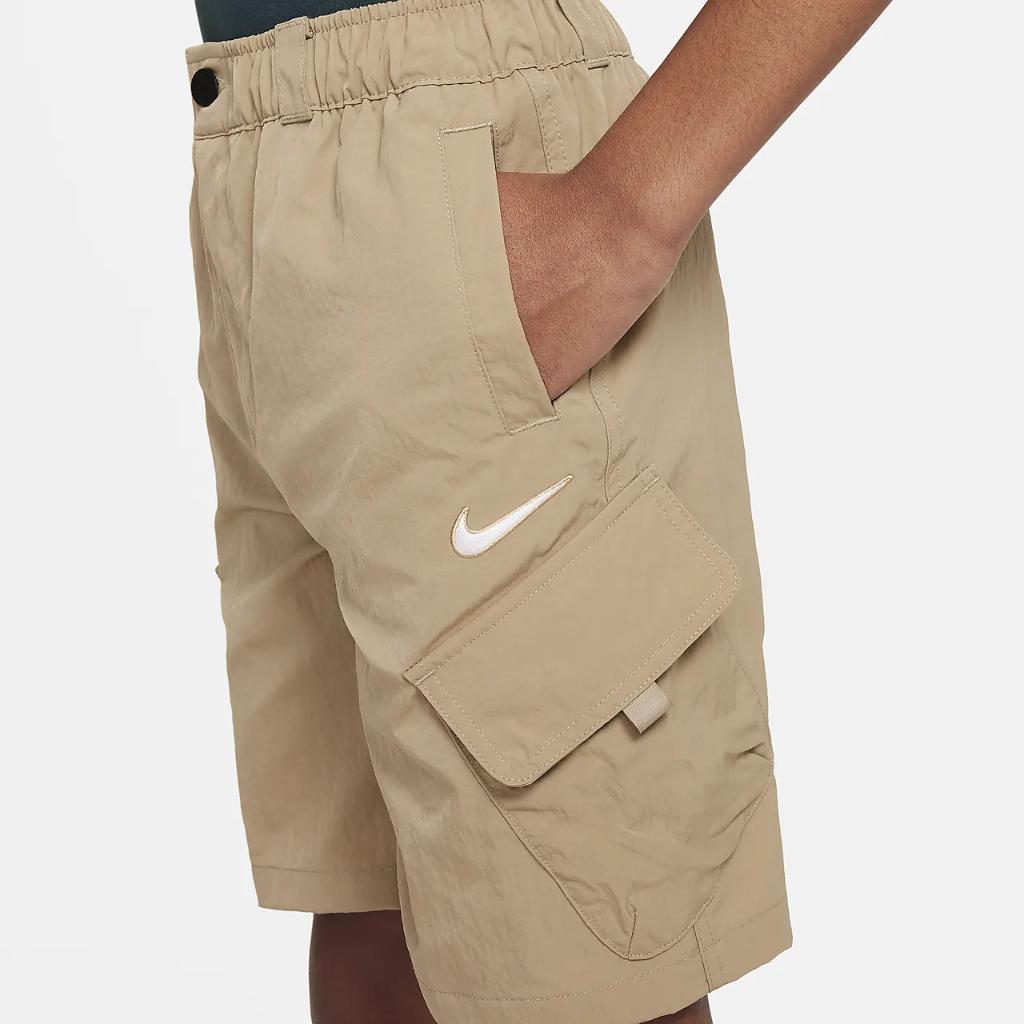 Nike Outdoor Play Big Kids&#039; Woven Cargo Shorts FB1326-247