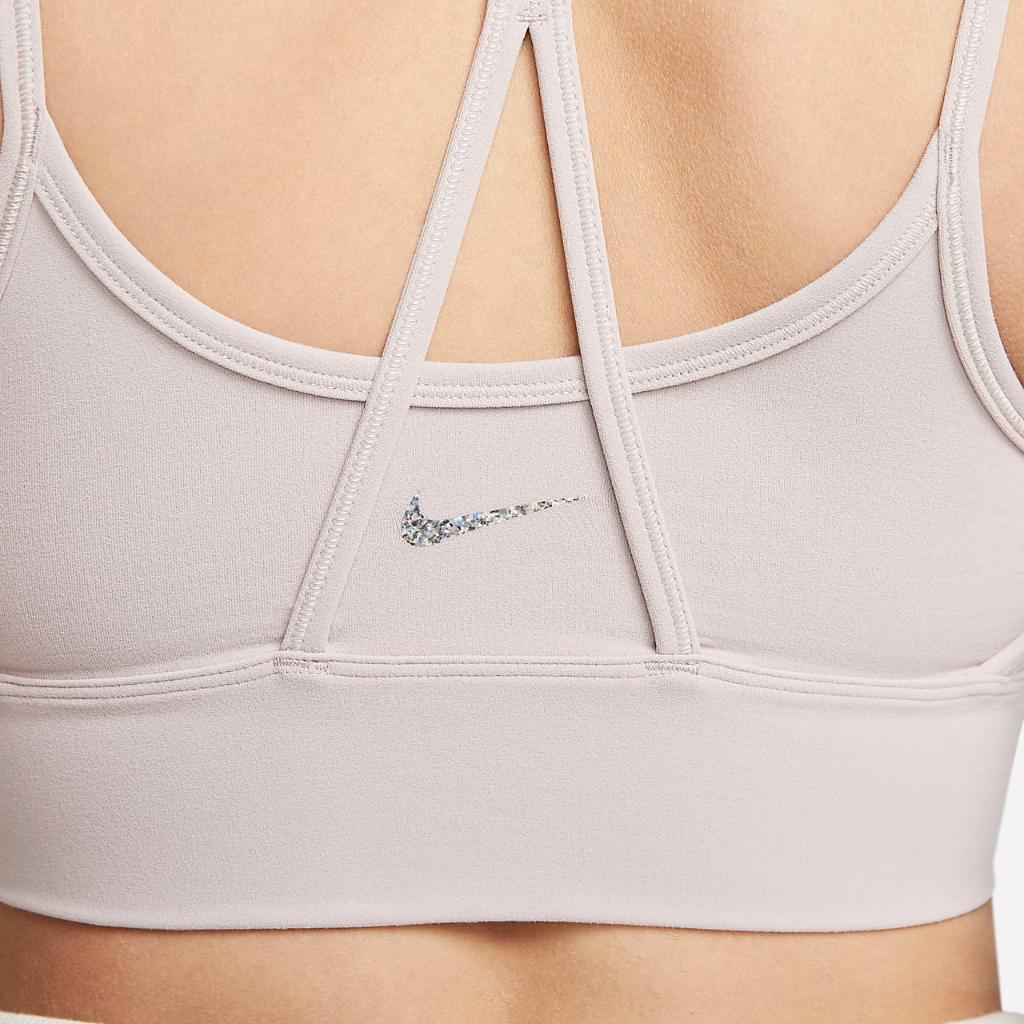 Nike Indy Strappy Women&#039;s Light-Support Padded Ribbed Longline Sports Bra FB2159-273