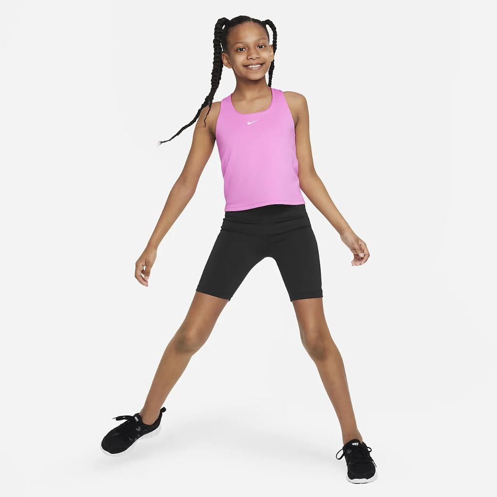 Nike Dri-FIT Swoosh Big Kids&#039; (Girls&#039;) Tank Sports Bra FB2264-675