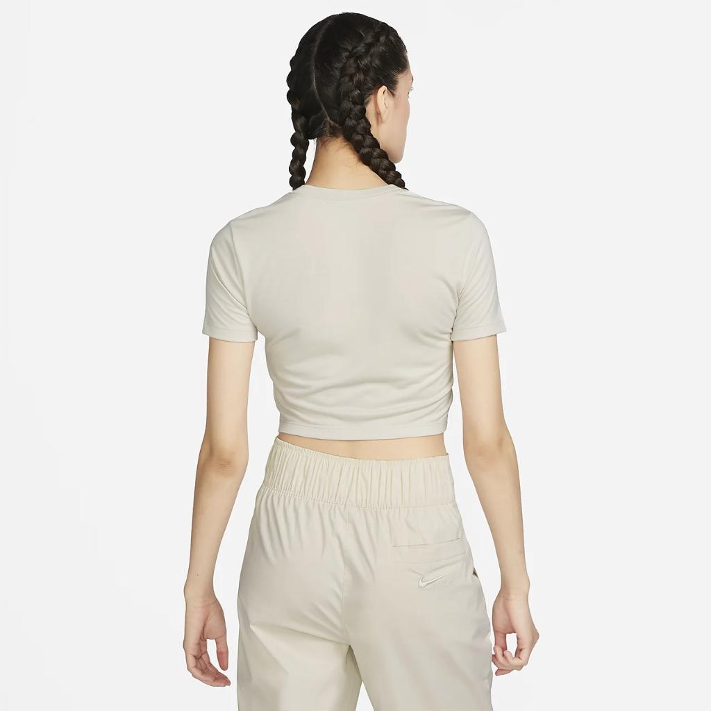 Nike Sportswear Essential Women&#039;s Slim-Fit Crop T-Shirt FB2873-104