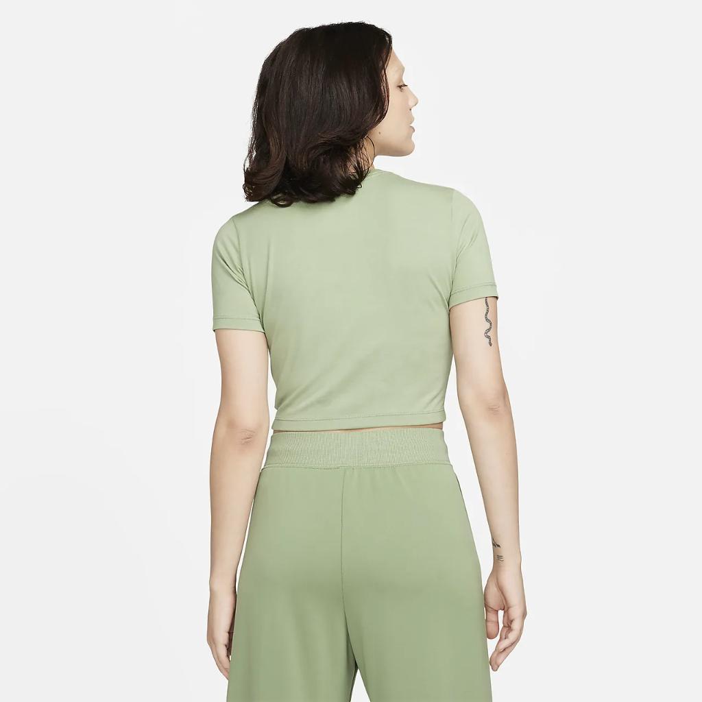 Nike Sportswear Essential Women&#039;s Slim-Fit Crop T-Shirt FB2873-386