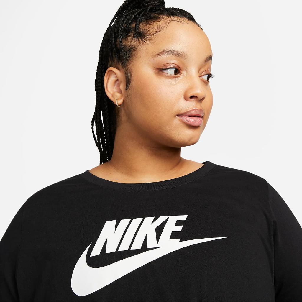 Nike Sportswear Essential Women&#039;s Cropped Logo T-Shirt FB2959-010