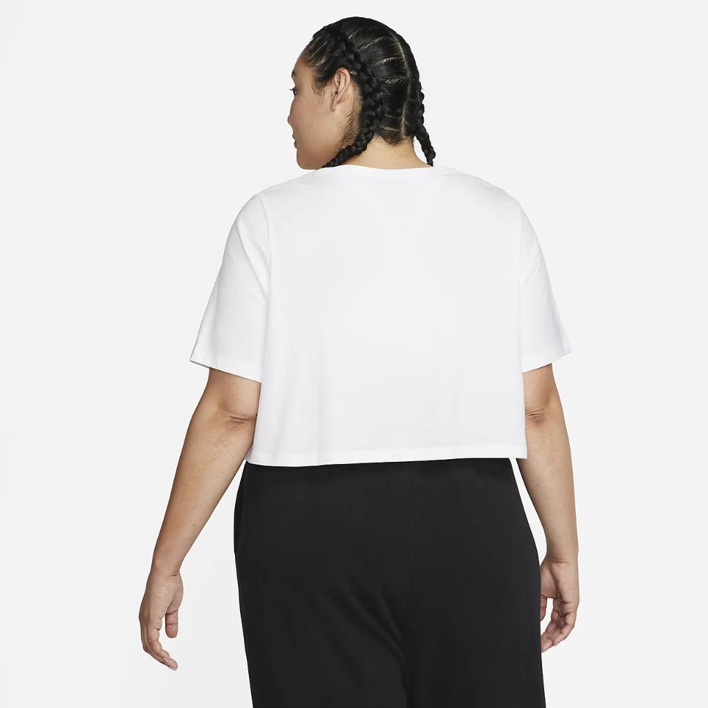 Nike Sportswear Essential Women&#039;s Cropped Logo T-Shirt FB2959-100