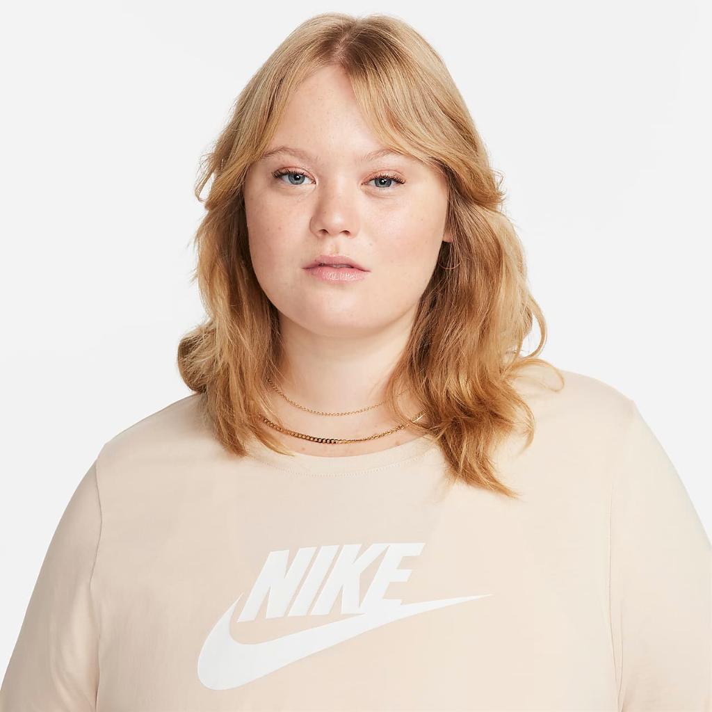 Nike Sportswear Essential Women&#039;s Cropped Logo T-Shirt (Plus Size) FB2959-126