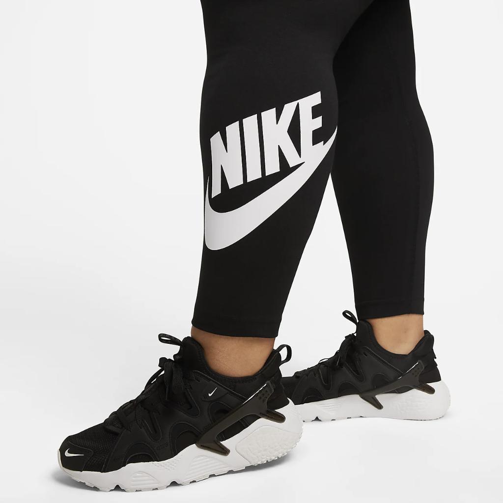 Nike Sportswear Classics Women&#039;s High-Waisted Graphic Leggings (Plus Size) FB3097-010