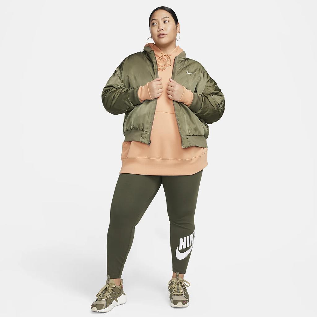 Nike Sportswear Classics Women&#039;s High-Waisted Graphic Leggings (Plus Size) FB3097-325