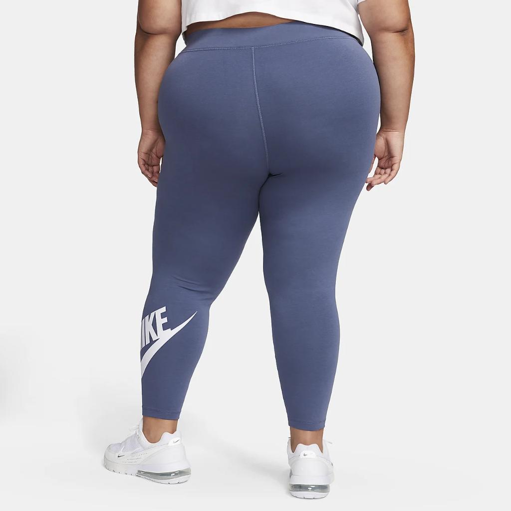 Nike Sportswear Classics Women&#039;s High-Waisted Graphic Leggings (Plus Size) FB3097-491