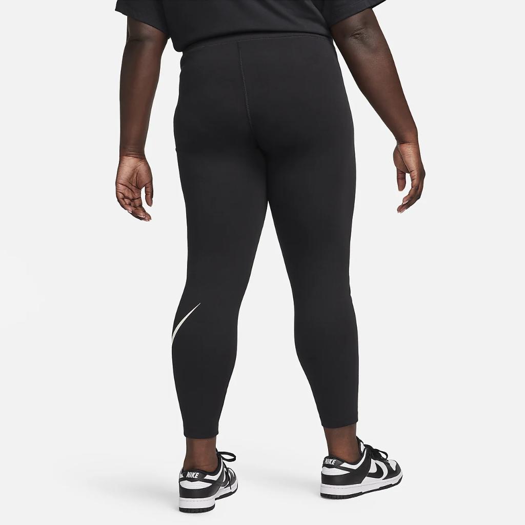 Nike Sportswear Classics Women&#039;s High-Waisted Graphic Leggings (Plus Size) FB3100-010