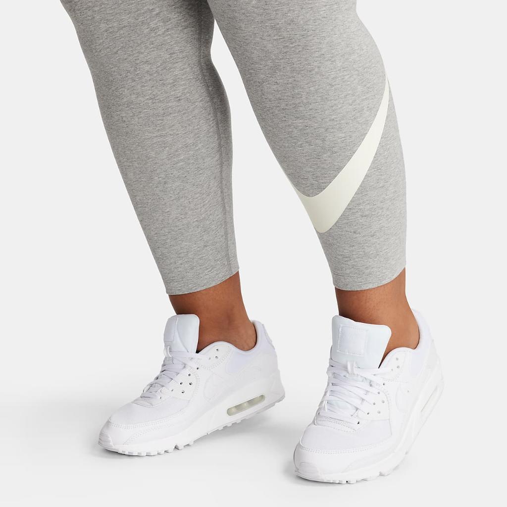 Nike Sportswear Classics Women&#039;s High-Waisted Graphic Leggings (Plus Size) FB3100-063