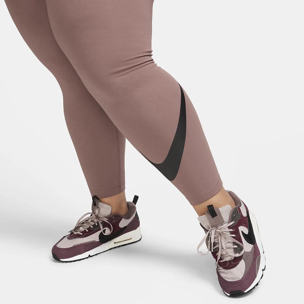 Nike Sportswear Classics Women&#039;s High-Waisted Graphic Leggings (Plus Size) FB3100-208