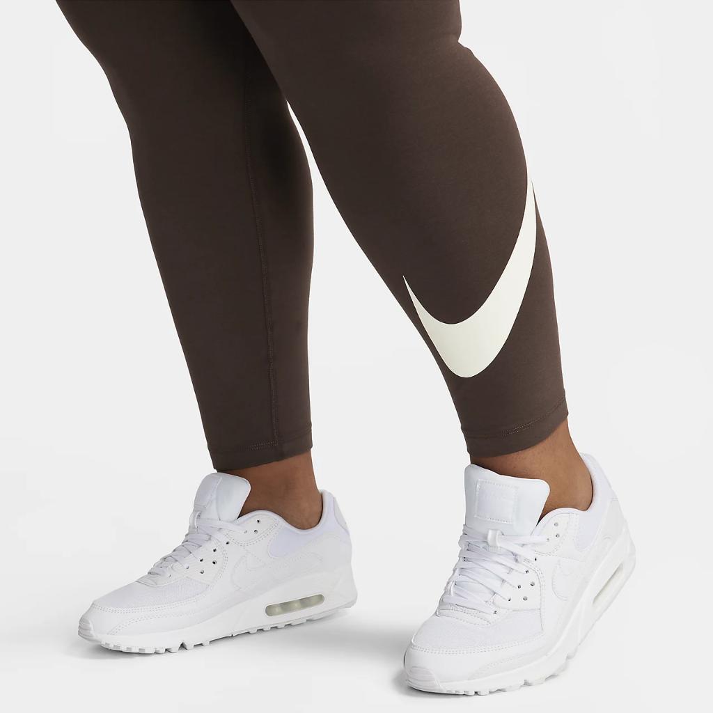Nike Sportswear Classics Women&#039;s High-Waisted Graphic Leggings (Plus Size) FB3100-237