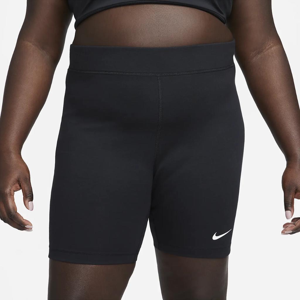 Nike Sportswear Classics Women&#039;s High-Waisted 8&quot; Biker Shorts (Plus Size) FB3102-010