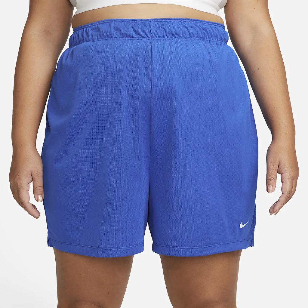 Nike Dri-FIT Attack Women&#039;s Mid-Rise 5&quot; Unlined Shorts (Plus Size) FB3165-405