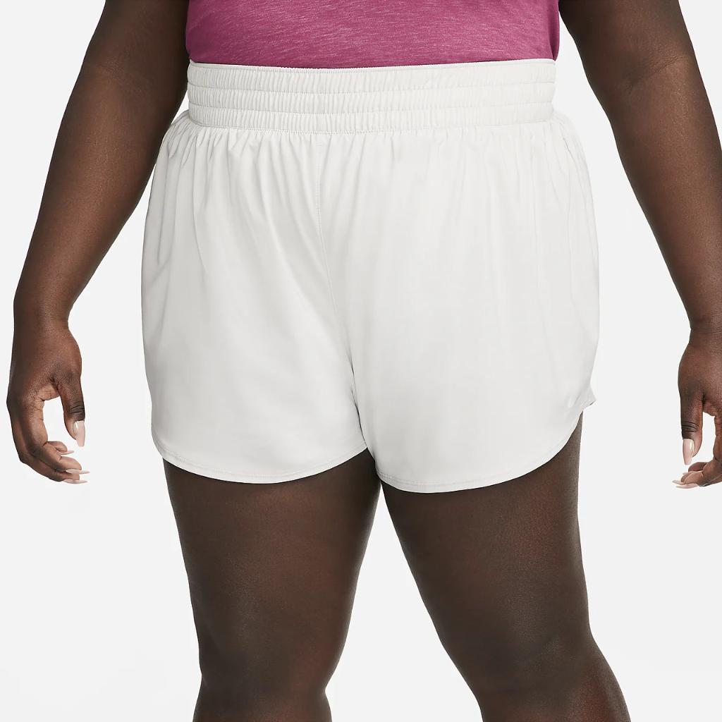 Nike Dri-FIT One Women&#039;s High-Waisted 3&quot; Brief-Lined Shorts (Plus Size) FB3167-012
