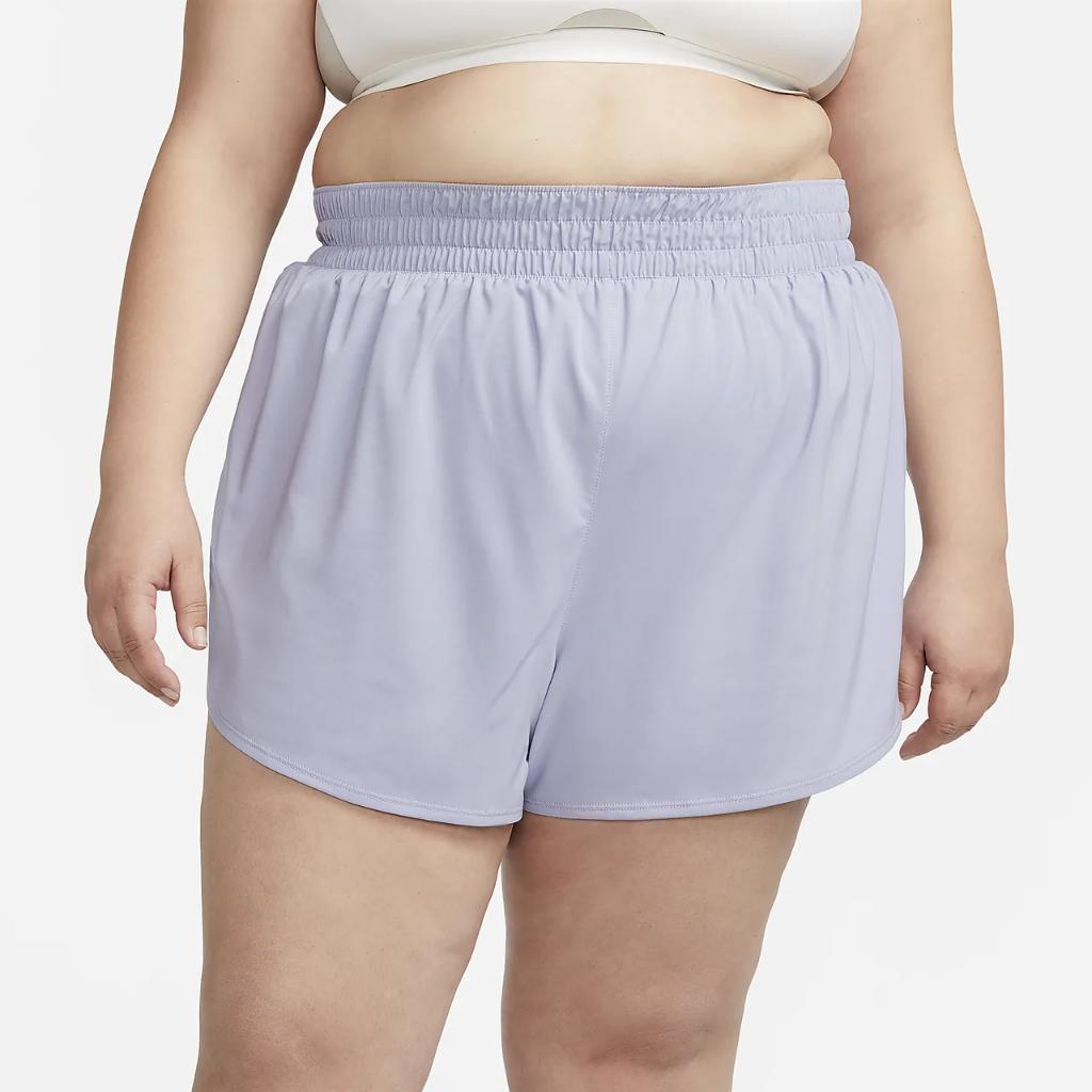 Nike Dri-FIT One Women&#039;s High-Waisted 3&quot; Brief-Lined Shorts (Plus Size) FB3167-519