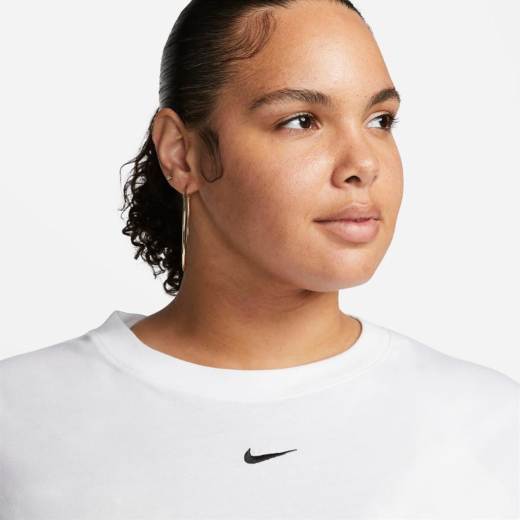 Nike Sportswear Essential Women&#039;s Short-Sleeve T-Shirt Dress (Plus Size) FB3204-100