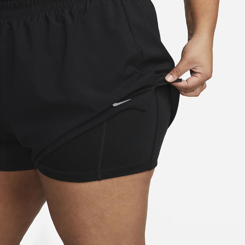 Nike Dri-FIT One Women&#039;s High-Rise 3&quot; 2-in-1 Shorts (Plus) FB3222-010