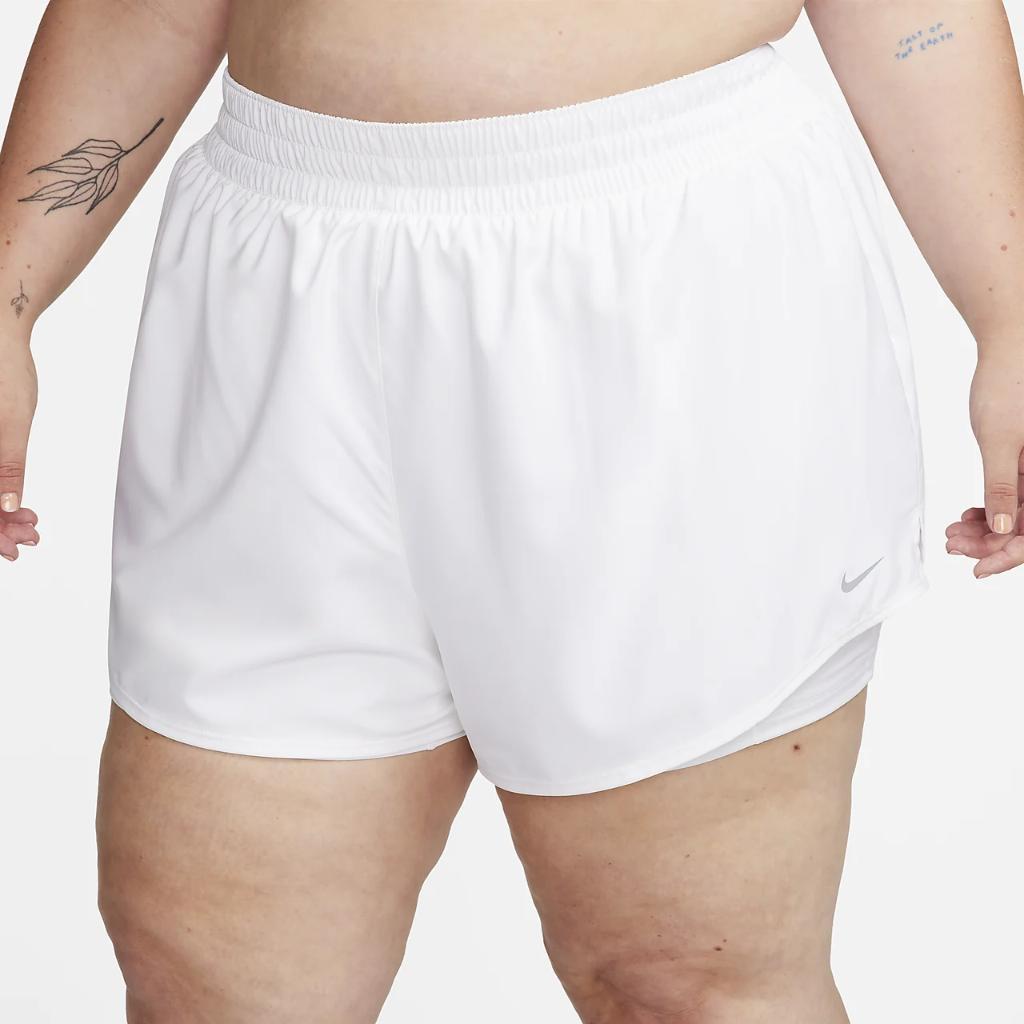 Nike Dri-FIT One Women&#039;s High-Waisted 3&quot; 2-in-1 Shorts (Plus Size) FB3222-100