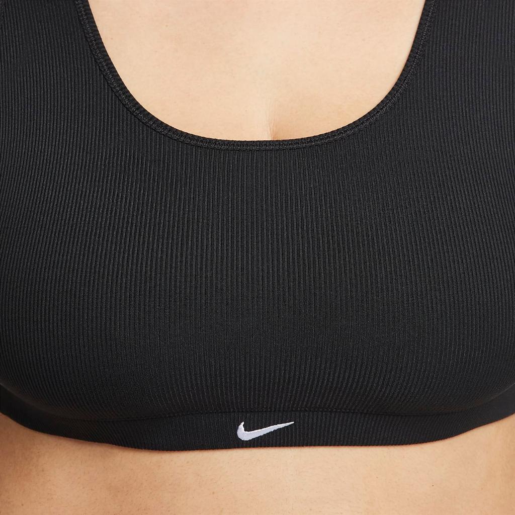 Nike Alate All U Women&#039;s Light-Support Lightly Lined Ribbed Sports Bra (Plus Size) FB4068-010