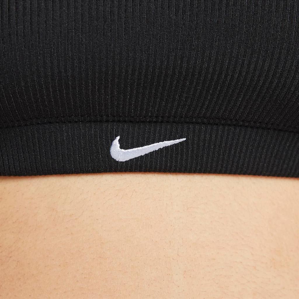 Nike Alate All U Women&#039;s Light-Support Lightly Lined Ribbed Sports Bra (Plus Size) FB4068-010