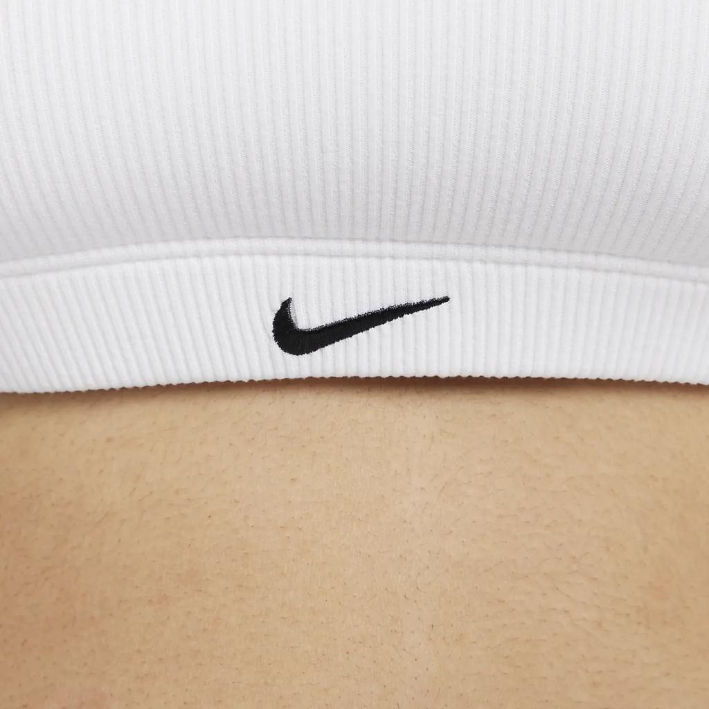 Nike Alate All U Women&#039;s Light-Support Lightly Lined Ribbed Sports Bra (Plus Size) FB4068-100
