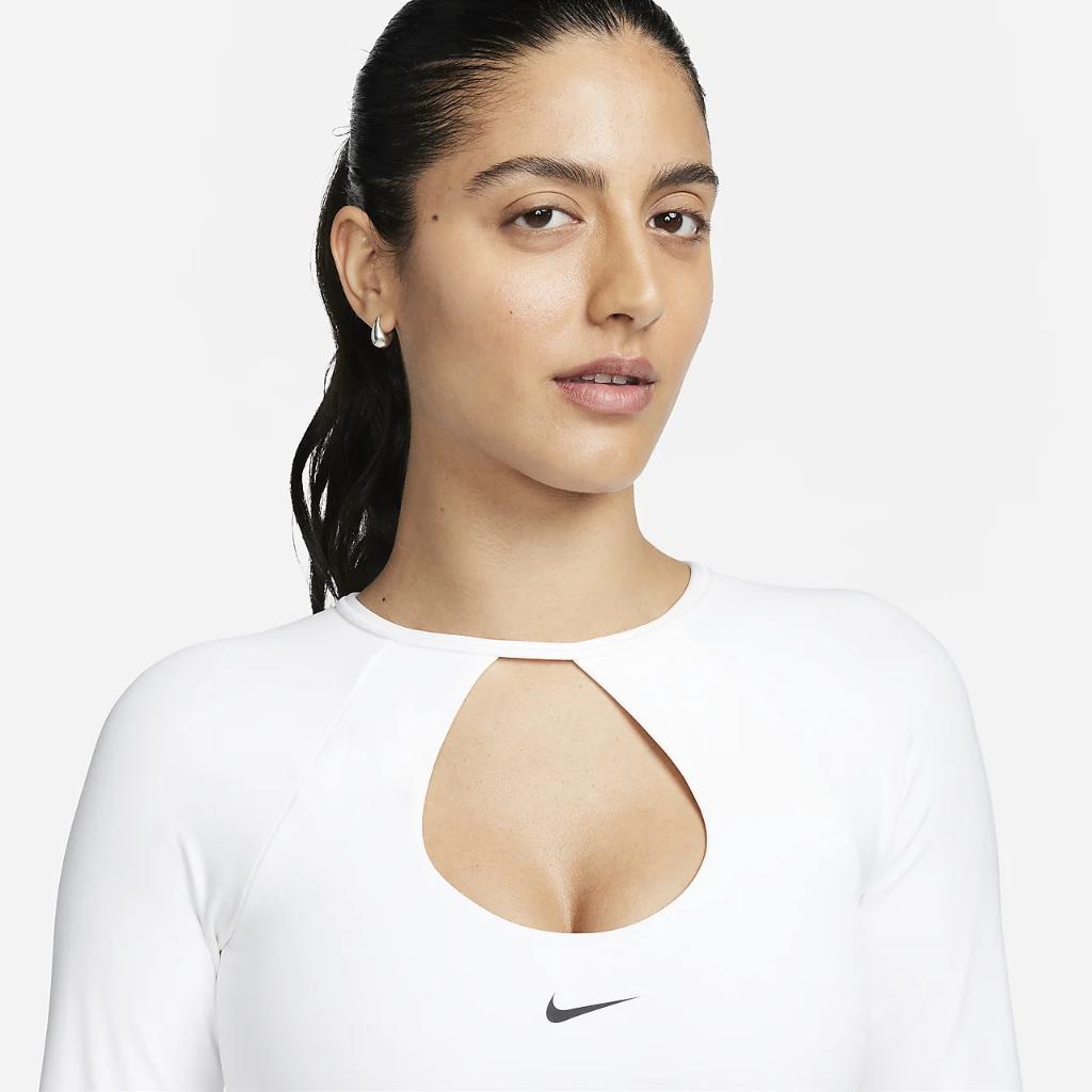 Nike Indy Crop Top Women&#039;s Medium-Support Padded Sports Bra FB4102-100