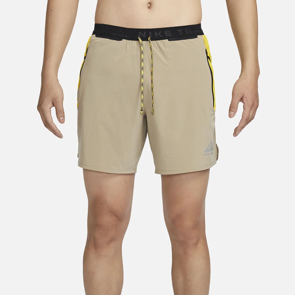 Nike Trail Second Sunrise Men&#039;s Dri-FIT 7&quot; Brief-Lined Running Shorts FB4194-247