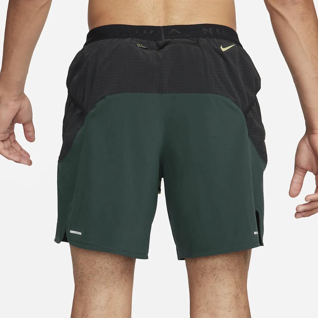 Nike Trail Second Sunrise Men&#039;s Dri-FIT 7&quot; Brief-Lined Running Shorts FB4194-328