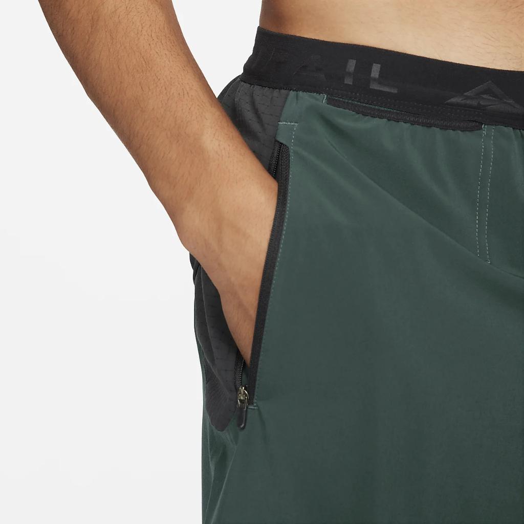 Nike Trail Second Sunrise Men&#039;s Dri-FIT 7&quot; Brief-Lined Running Shorts FB4194-328