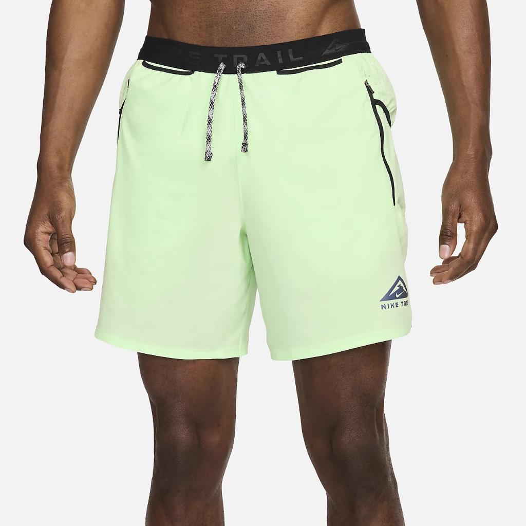 Nike Trail Second Sunrise Men&#039;s Dri-FIT 7&quot; Brief-Lined Running Shorts FB4194-376