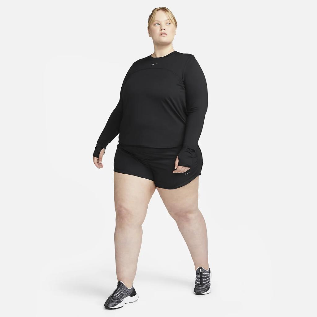 Nike Dri-FIT Swift Element UV Women&#039;s Crew-Neck Running Top (Plus Size) FB4299-010