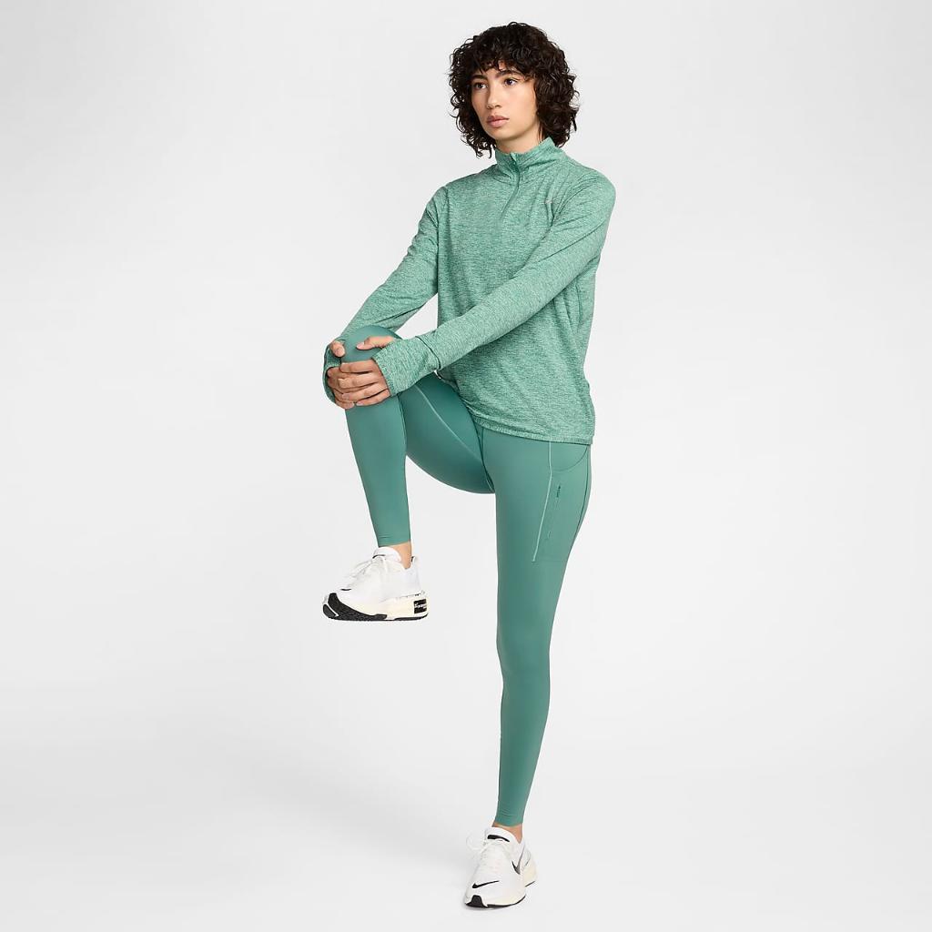 Nike Swift Element Women&#039;s UV Protection 1/4-Zip Running Top FB4316-361